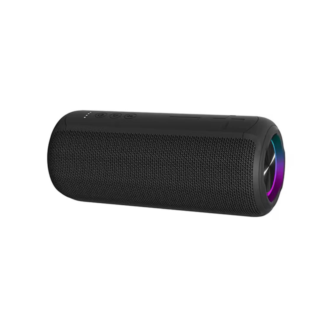 Portable Outdoor Bluetooth Speaker with TF & USB Playback, TWS Pairing, IPX7 Waterproof, RGB LED Flashlight, Wireless Stereo Sound