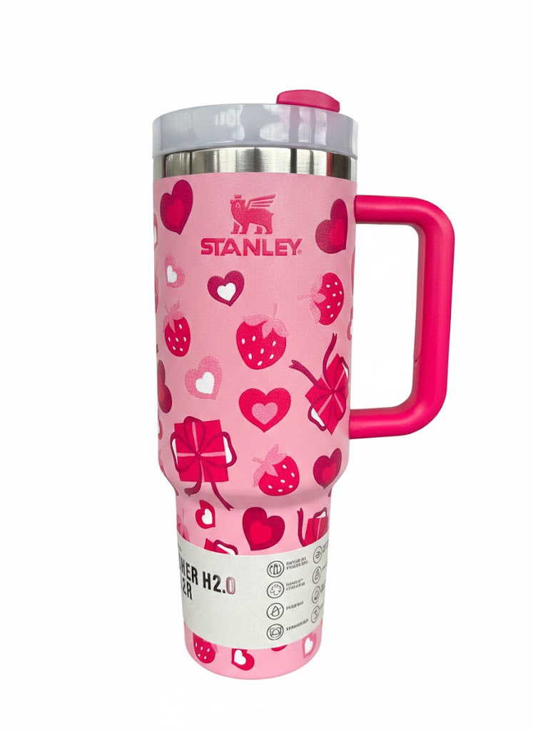 20oz Kids Insulated Tumbler with Straw – Stainless Steel Cup with Lid, Character Design