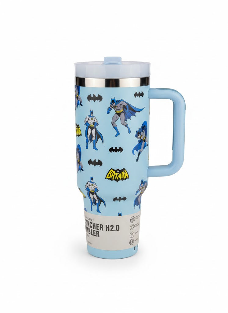 20oz Kids Insulated Tumbler with Straw – Stainless Steel Cup with Lid, Character Design